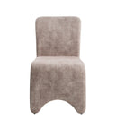 Modrest Ditka - Modern Beige Velvet Dining Chair (Set of 2)