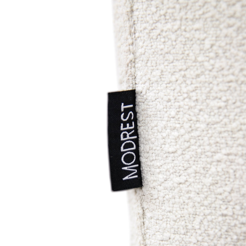 Modrest Byrne - Modern Off White Fabric Bed