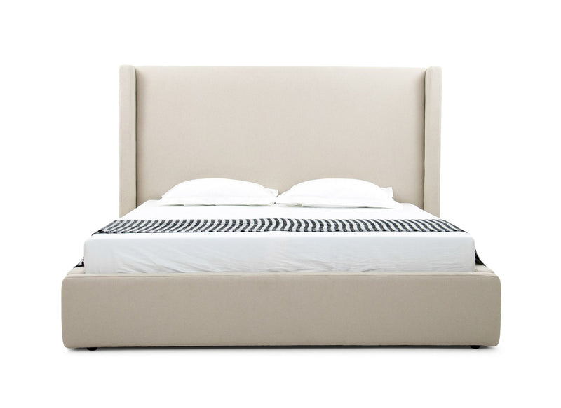 Modrest Byrne - Modern Beige Fabric Bed