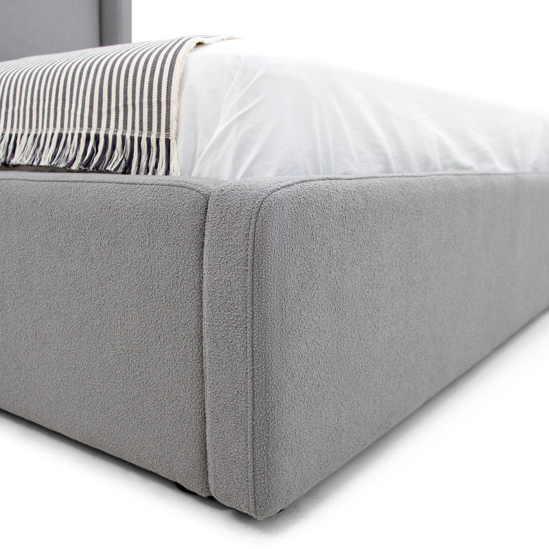 Modrest Byrne - Modern Grey Fabric Bed