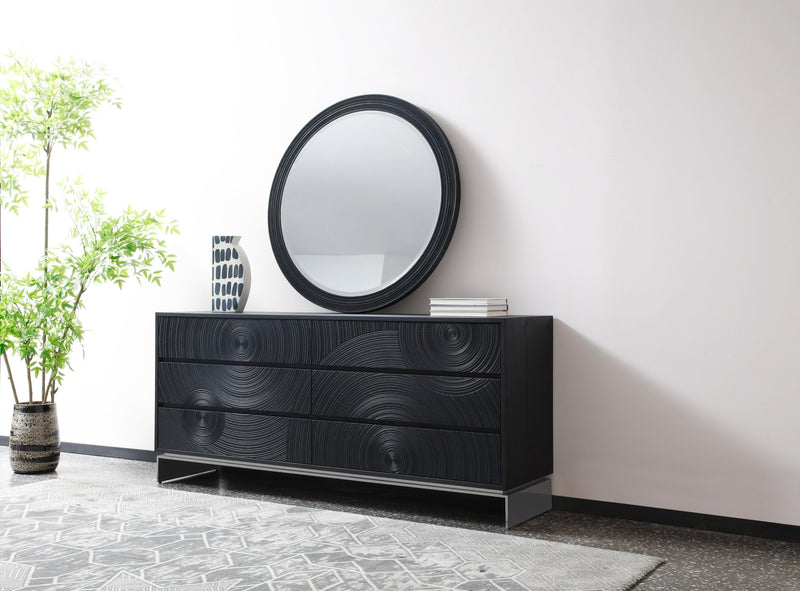 Lamod Cirque - Modern Black Ash Dresser