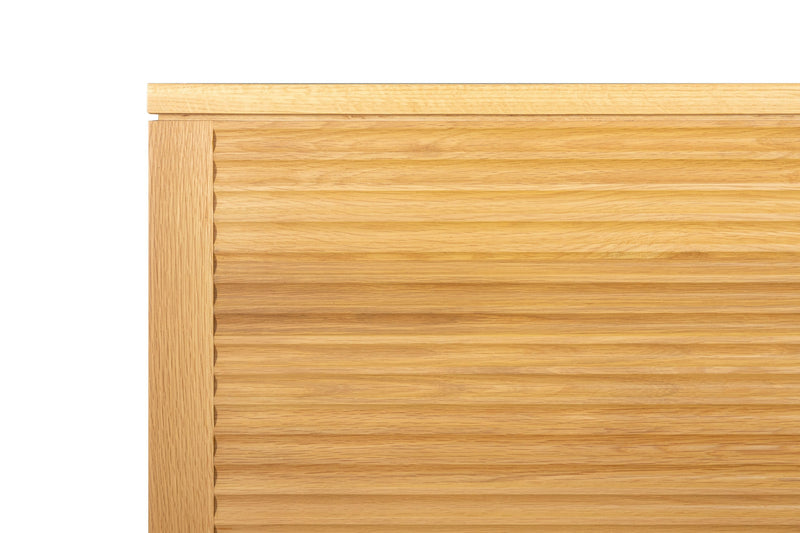 Modrest Seattle - Modern Natural Oak Bed
