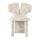 Modrest Masuda - Modern Beige Pattern Fabric Dining Chair (Set of 2)