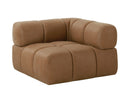 Divani Casa Everest - Modern Brown Leather Modular Sectional Sofa