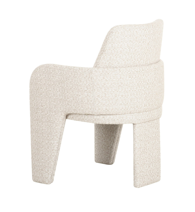 Modrest Cando - Modern Beige Fabric Dining Chair