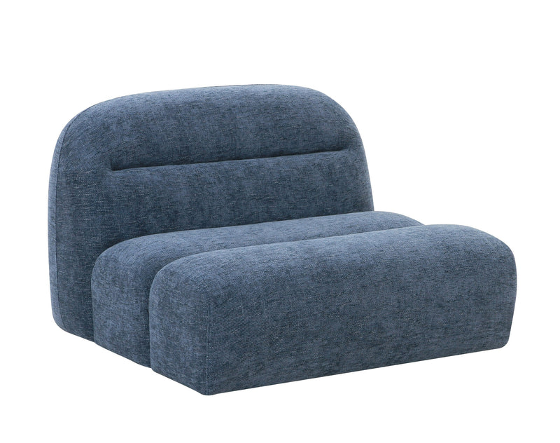 Divani Casa Forman - Modern Blue Fabric Modular Sectional Sofa