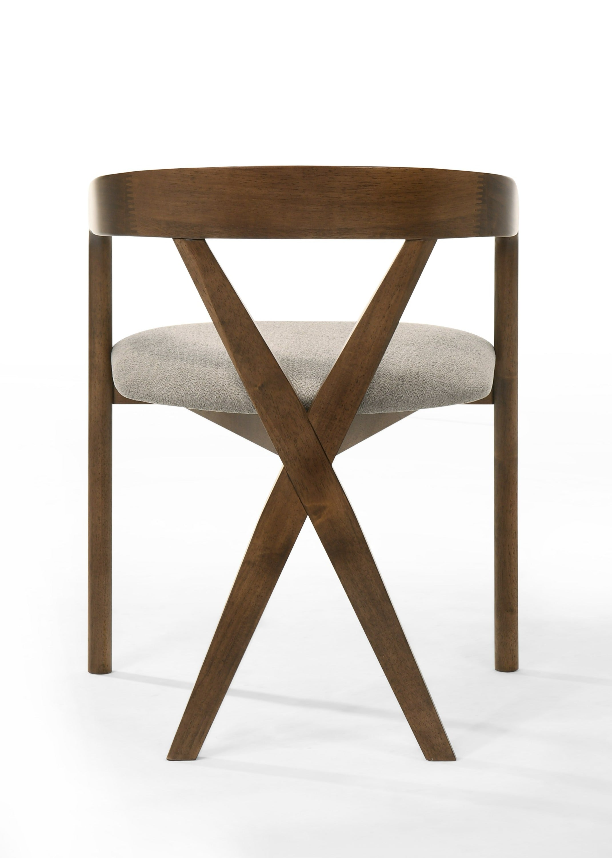 Modrest Nancy + Weiss - Mid-Century Modern Marble + Walnut Dining Table Set