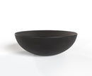 Modrest Bronte - Modern Black Concrete Round Coffee Table