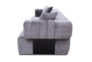 Divani Casa Moreno - Modern Grey Fabric 4-Seater Sofa