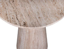 Modrest Velma - Modern Travertine Marble End Table