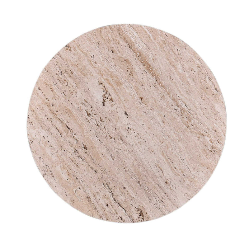 Modrest Velma - Modern Travertine Marble End Table