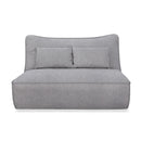 Divani Casa Racine - Modern Grey Fabric Modular Sectional Sofa