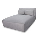 Divani Casa Racine - Modern Grey Fabric Modular Sectional Sofa