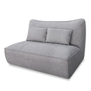 Divani Casa Racine - Modern Grey Fabric Modular Sectional Sofa