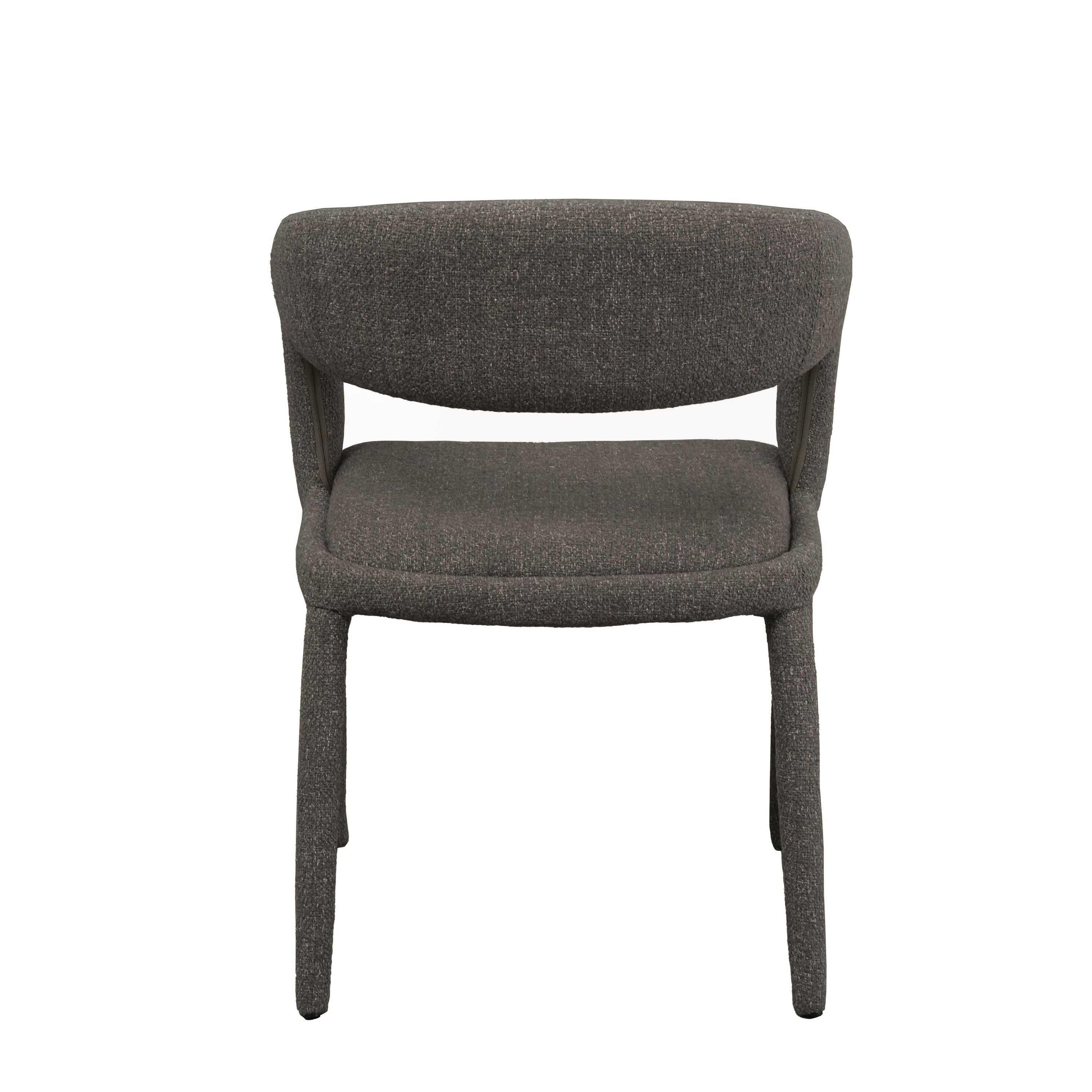 Modrest Faerron - Modern Grey Fabric Dining Chair