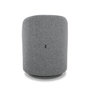 Modrest Correa - Modern Grey Fabric Swivel Dining Chair