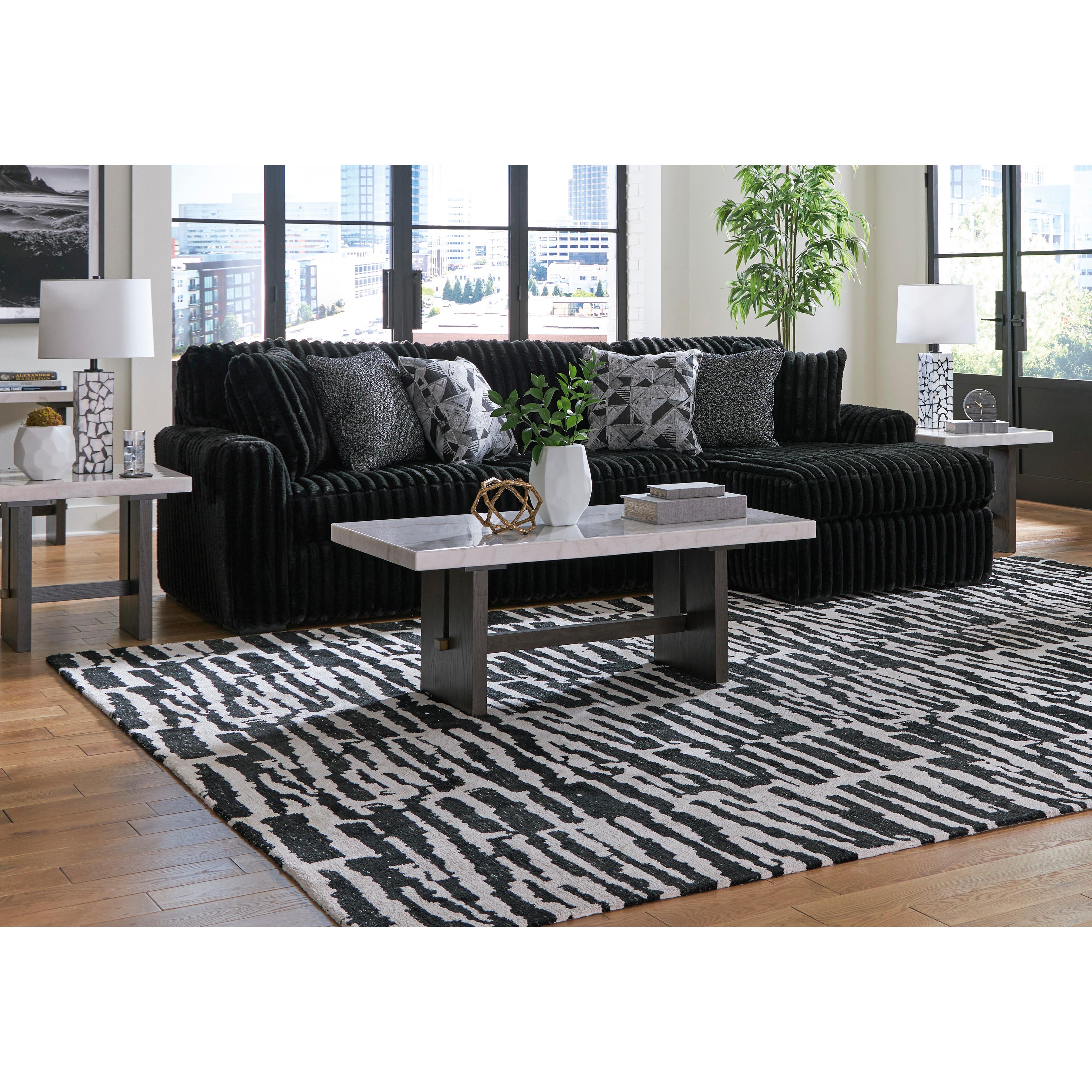 Diamond Modern Furniture Exclusive Design Sectionals Stationary 9810366/9810317 IMAGE 4