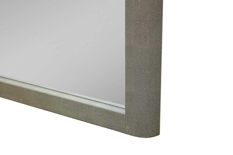 Modrest Lois - Modern Beige Shagreen Mirror