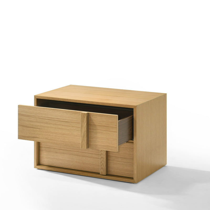 Nova Domus Berlin - Modern Natural Oak Nightstand