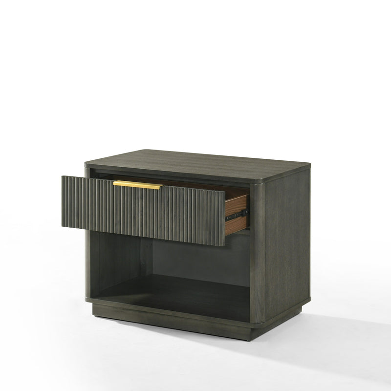 Nova Domus Santa Monica - Modern Grey Wash Nightstand