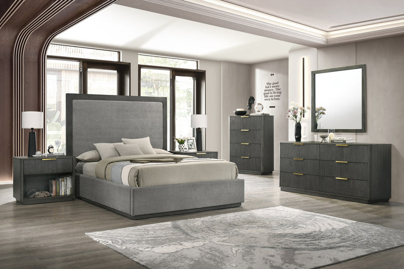 Nova Domus Santa Monica - Modern Grey Wash Nightstand