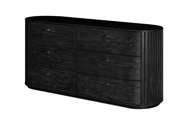 Modrest Fields - Modern Black Acacia Dresser