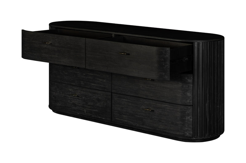Modrest Fields - Modern Black Acacia Dresser