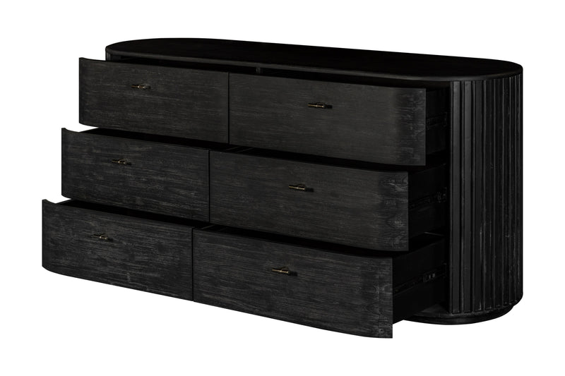 Modrest Fields - Modern Black Acacia Dresser
