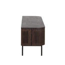 Modrest Clifton - Modern Smoked Ash Tall TV Stand