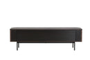 Modrest Clifton - Modern Smoked Ash Tall TV Stand