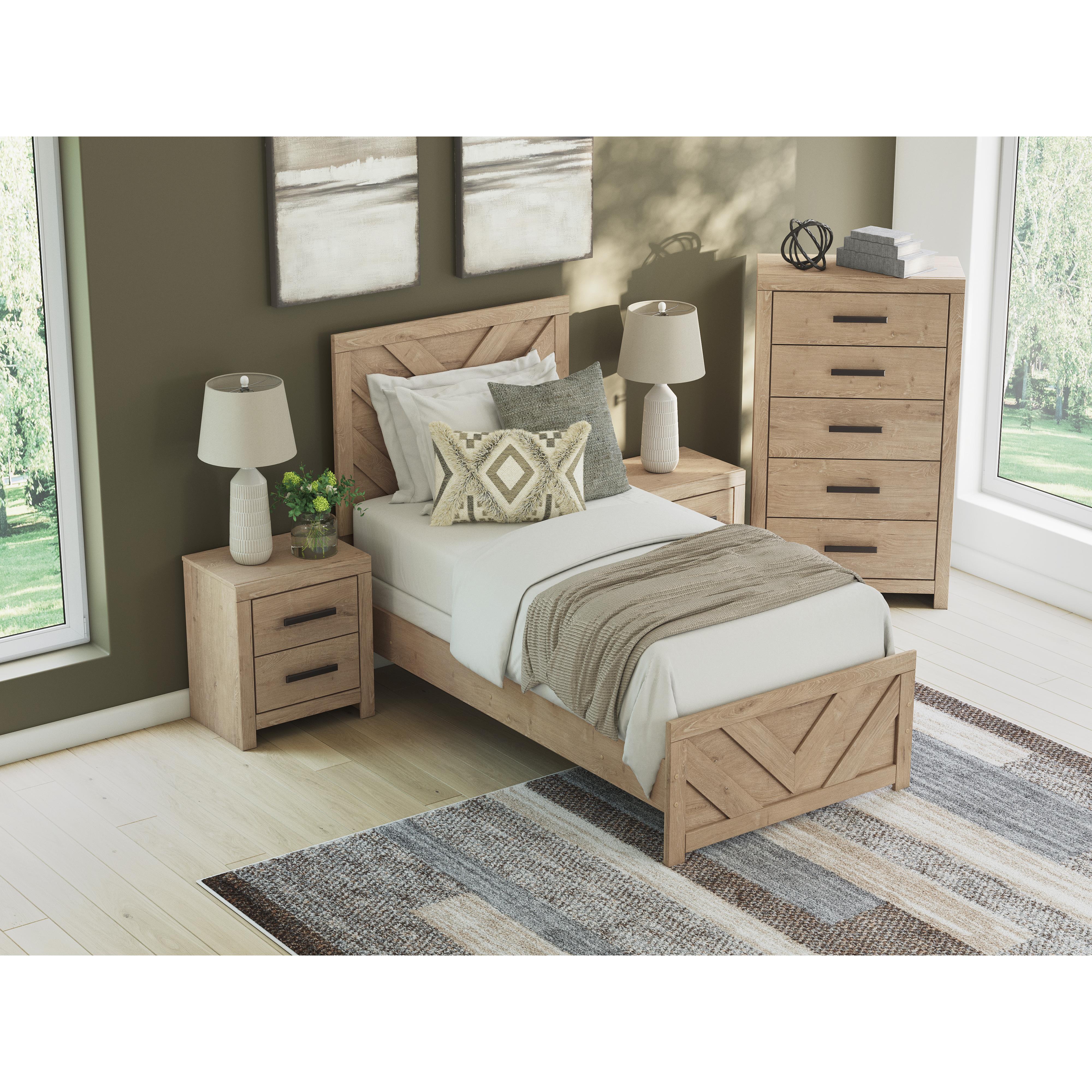 Diamond Modern Furniture Exclusive Design Sanginlane 2-Drawer Nightstand B3787-92 IMAGE 9