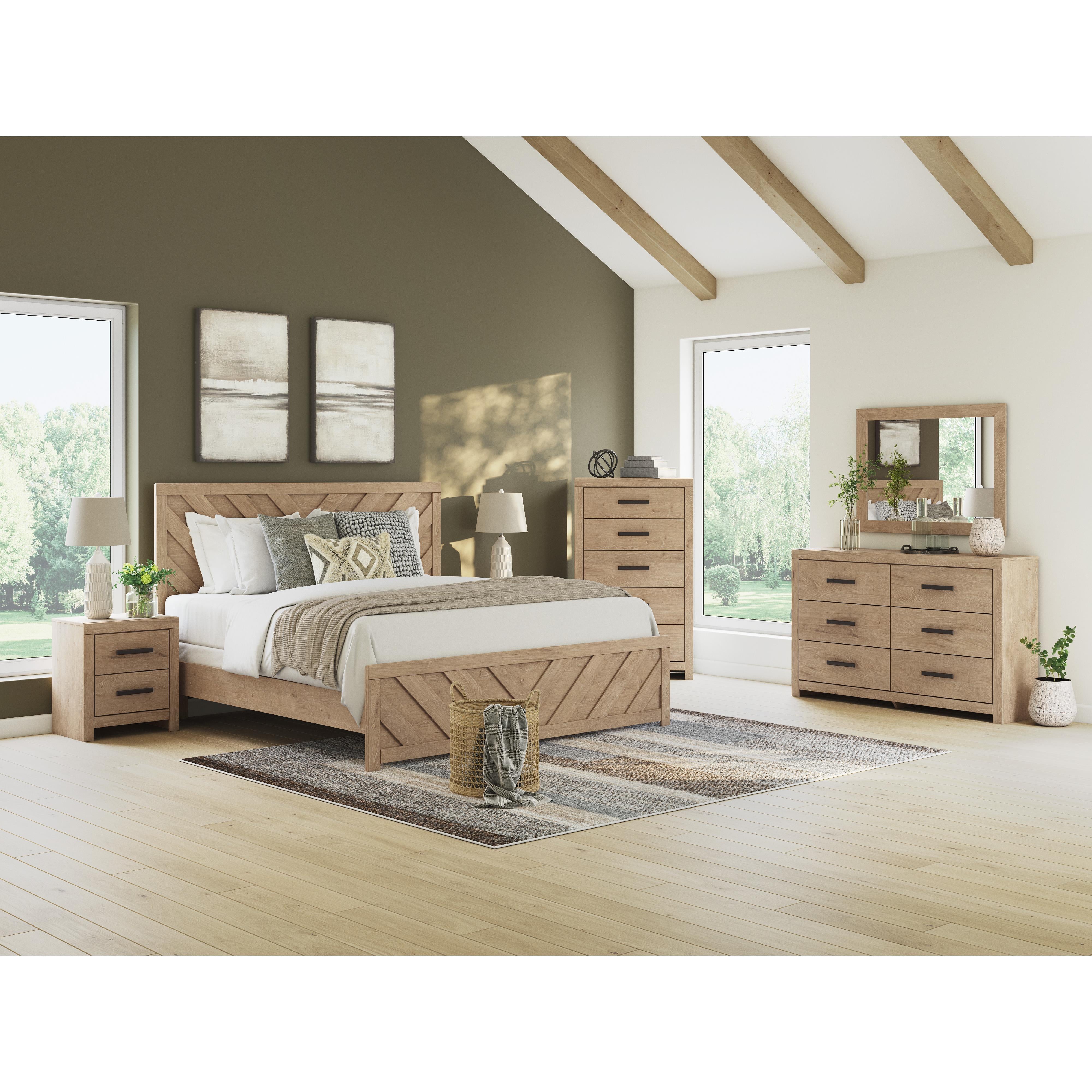 Signature Design by Ashley Sanginlane King Panel Bed B3787-72/B3787-97 IMAGE 8
