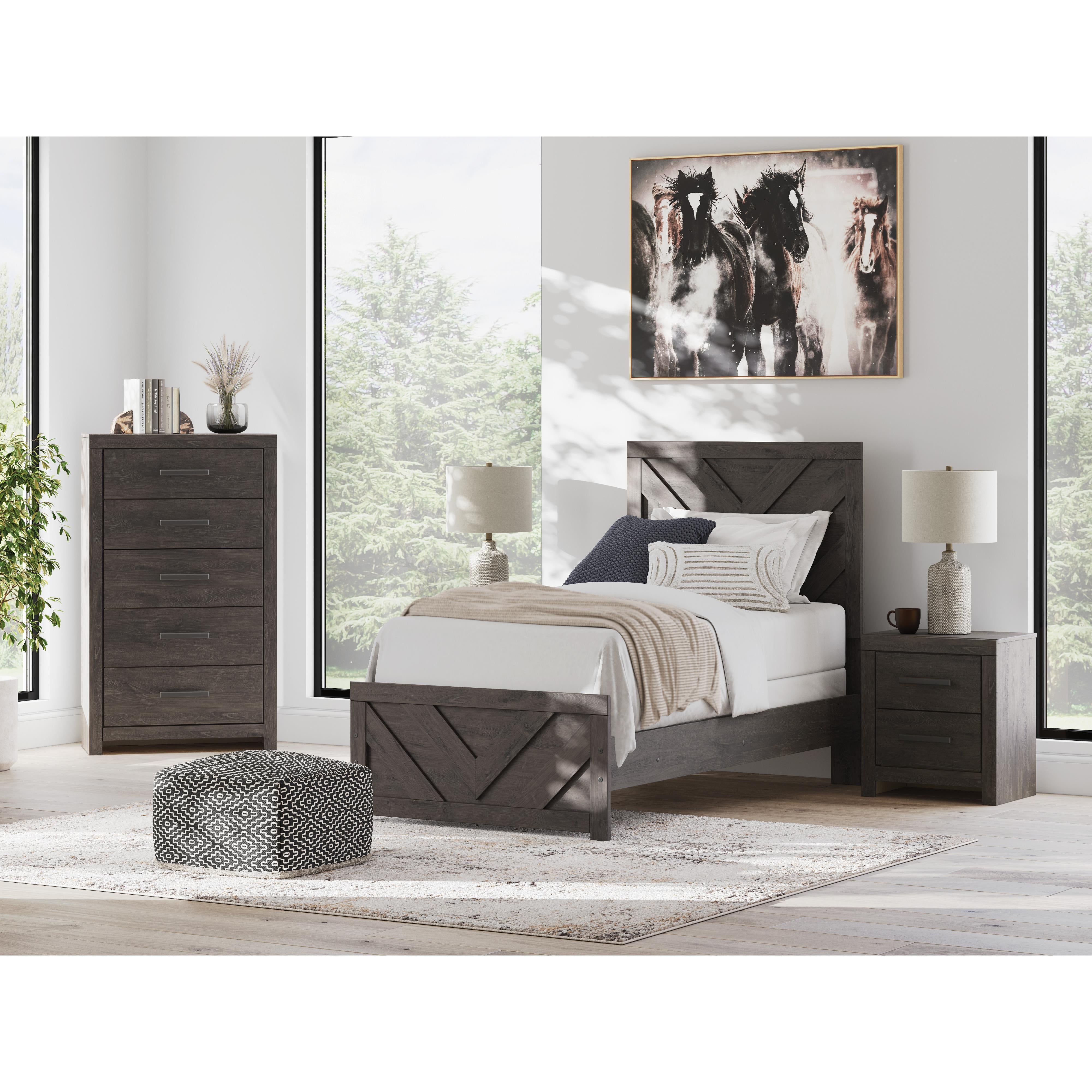 Diamond Modern Furniture Exclusive Design Prendonea 2-Drawer Nightstand B3789-92 IMAGE 10