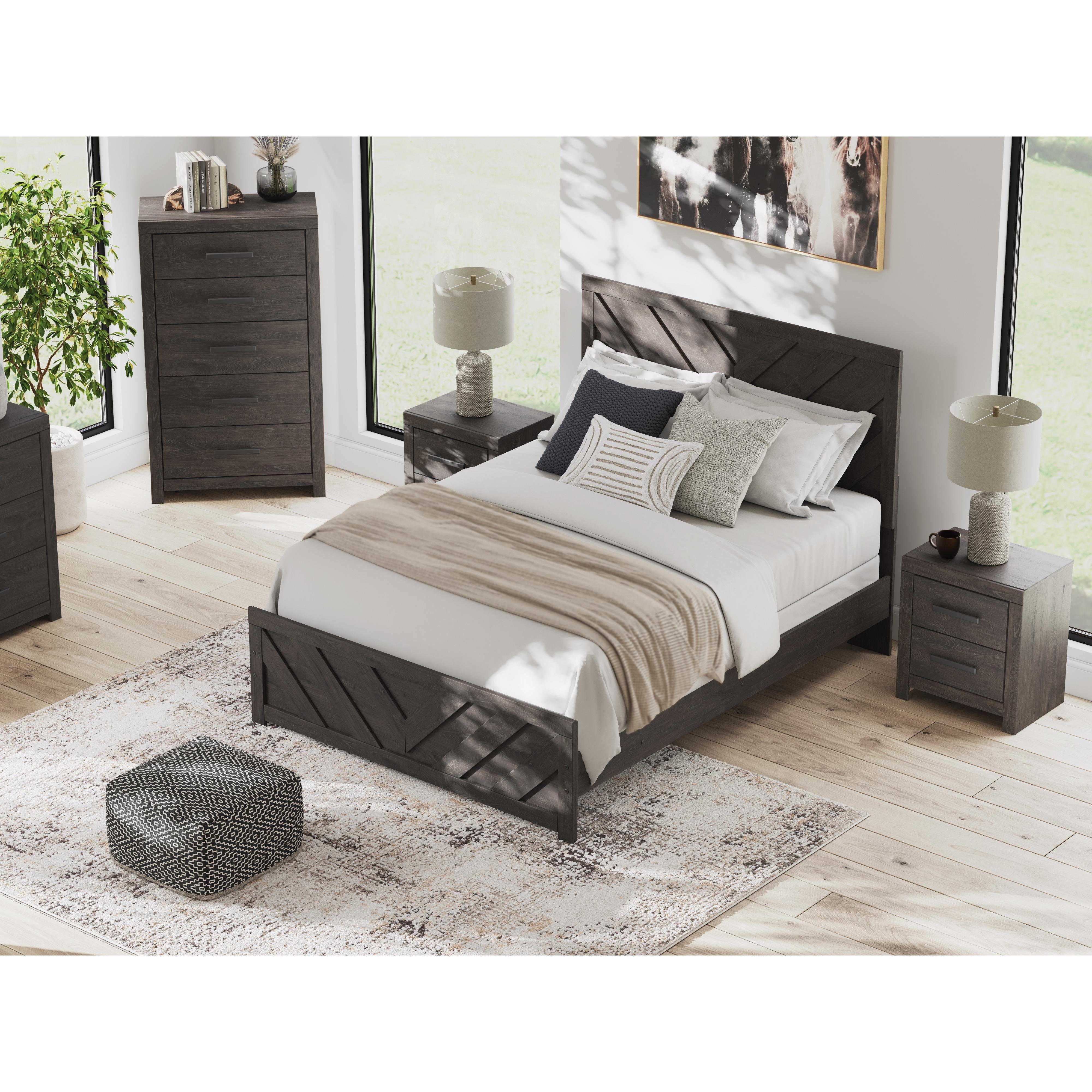 Diamond Modern Furniture Exclusive Design Prendonea 2-Drawer Nightstand B3789-92 IMAGE 6