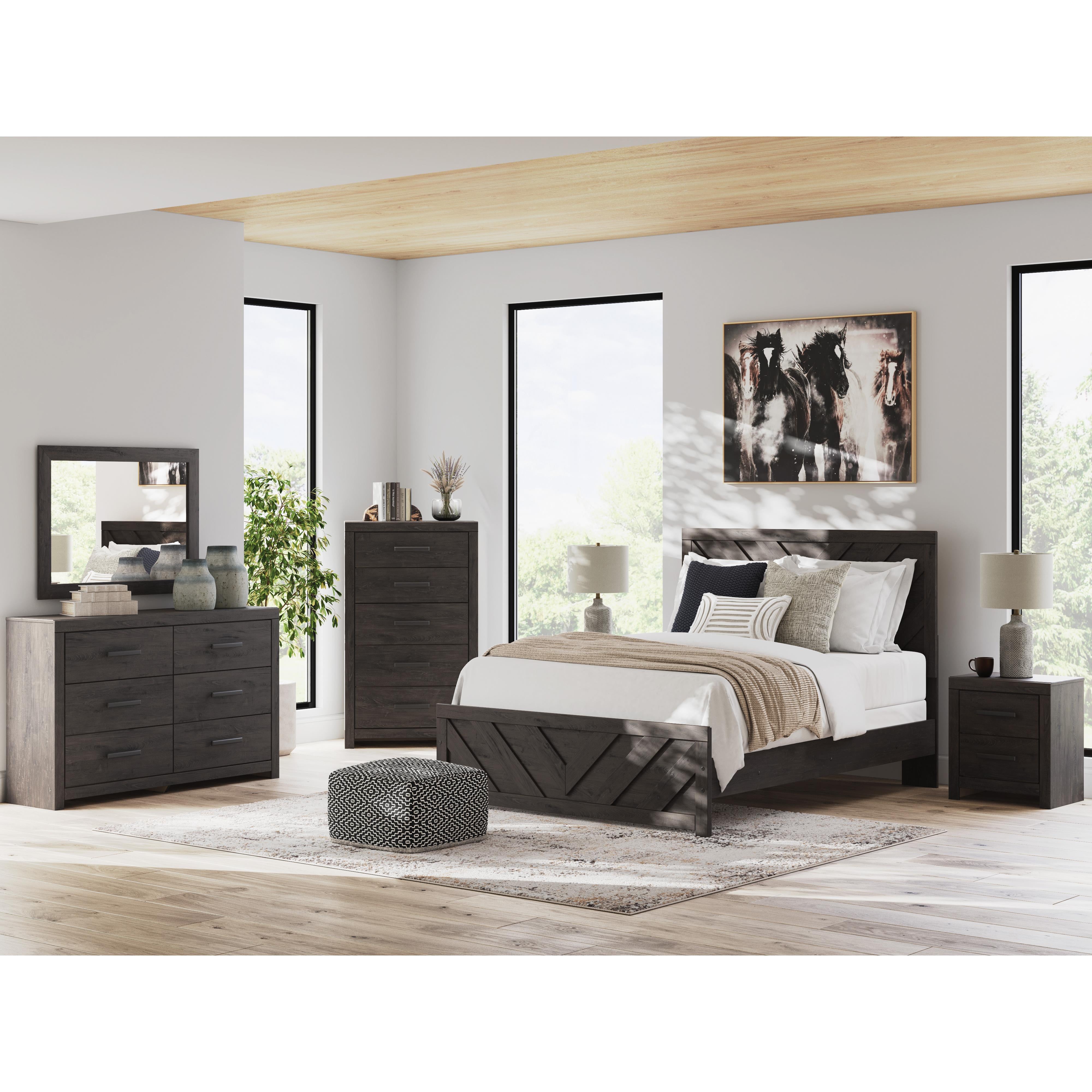 Diamond Modern Furniture Exclusive Design Prendonea 2-Drawer Nightstand B3789-92 IMAGE 8