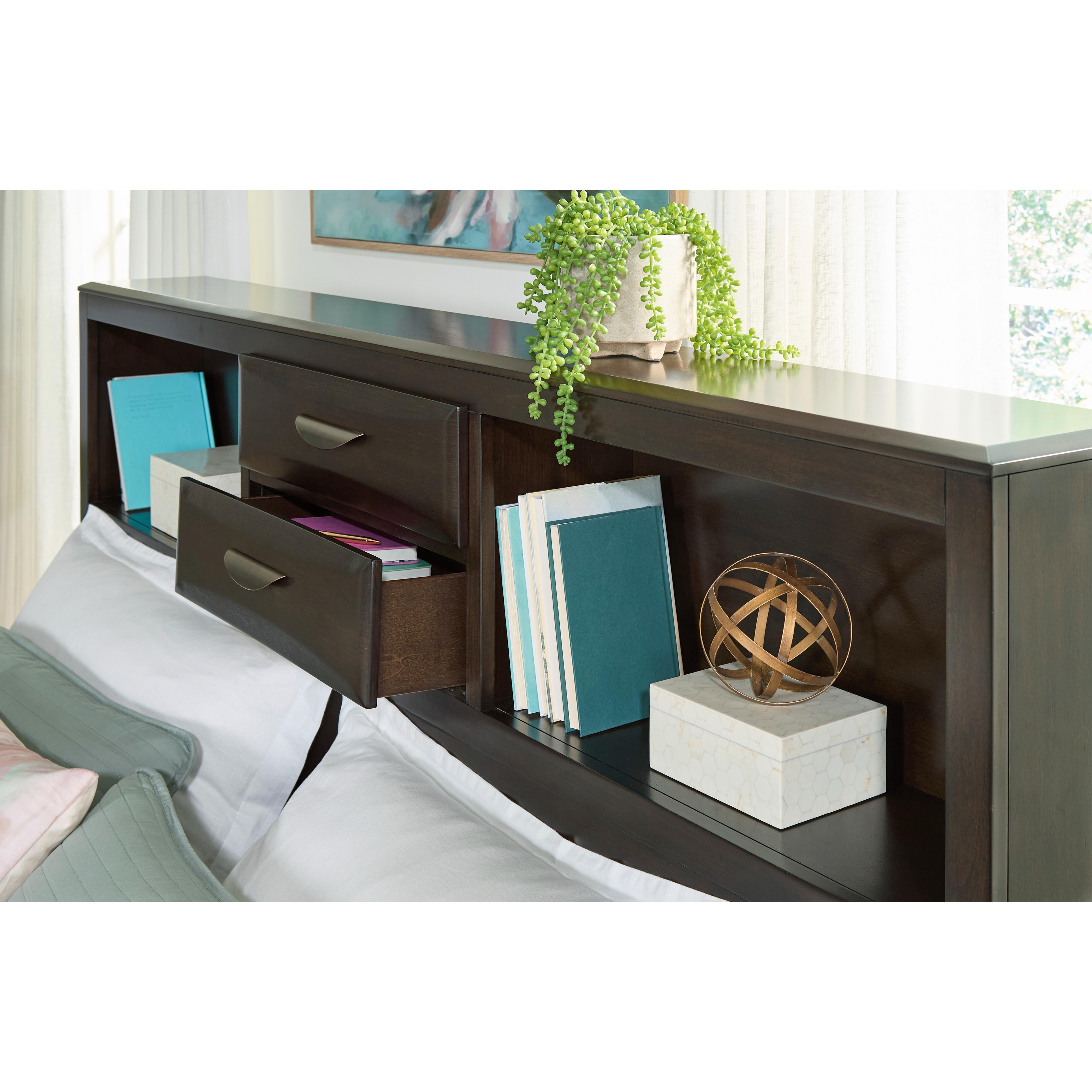 Benchcraft Vanmore B479B2 Queen Storage Bed IMAGE 5