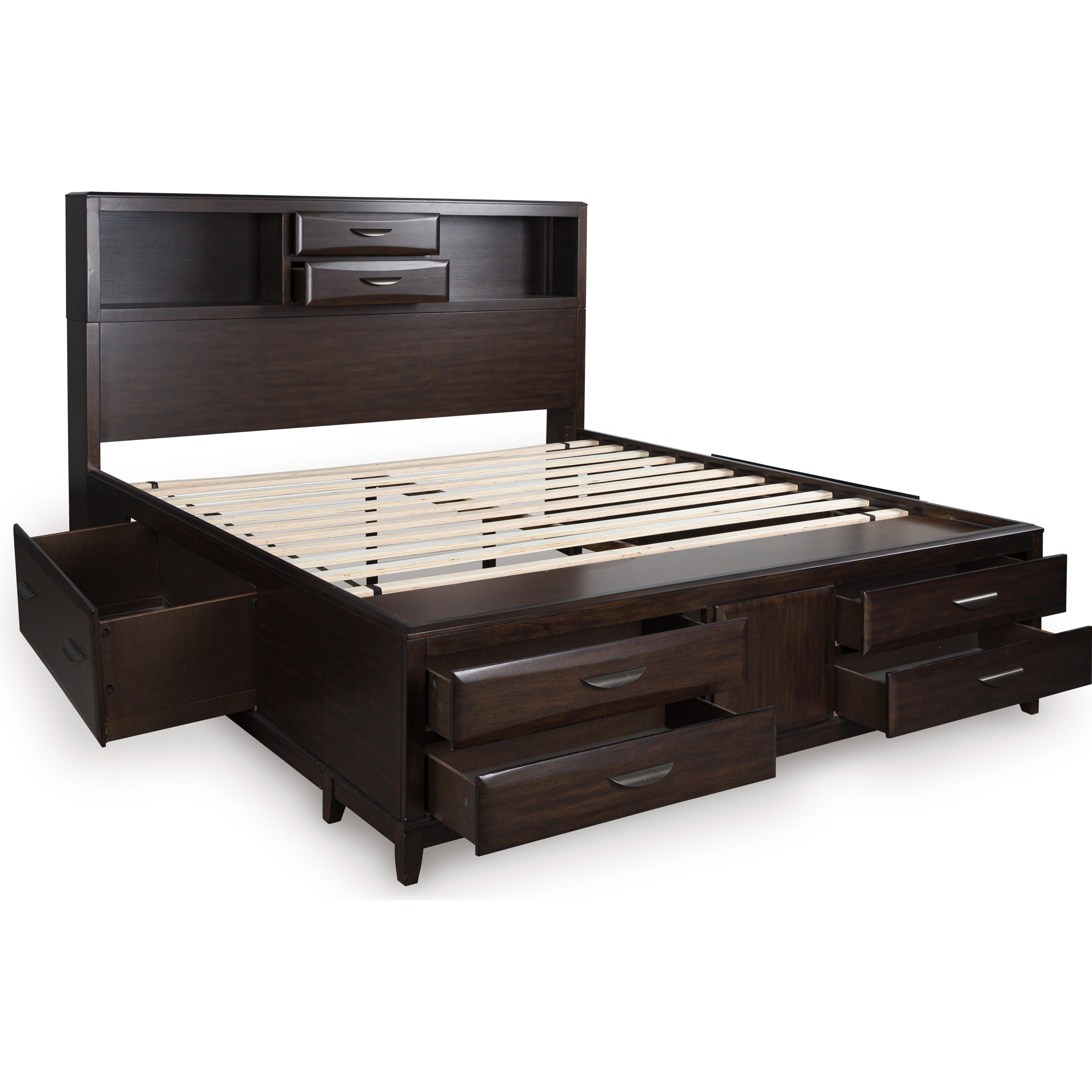 Benchcraft Vanmore B479B7 California King Storage Bed IMAGE 2