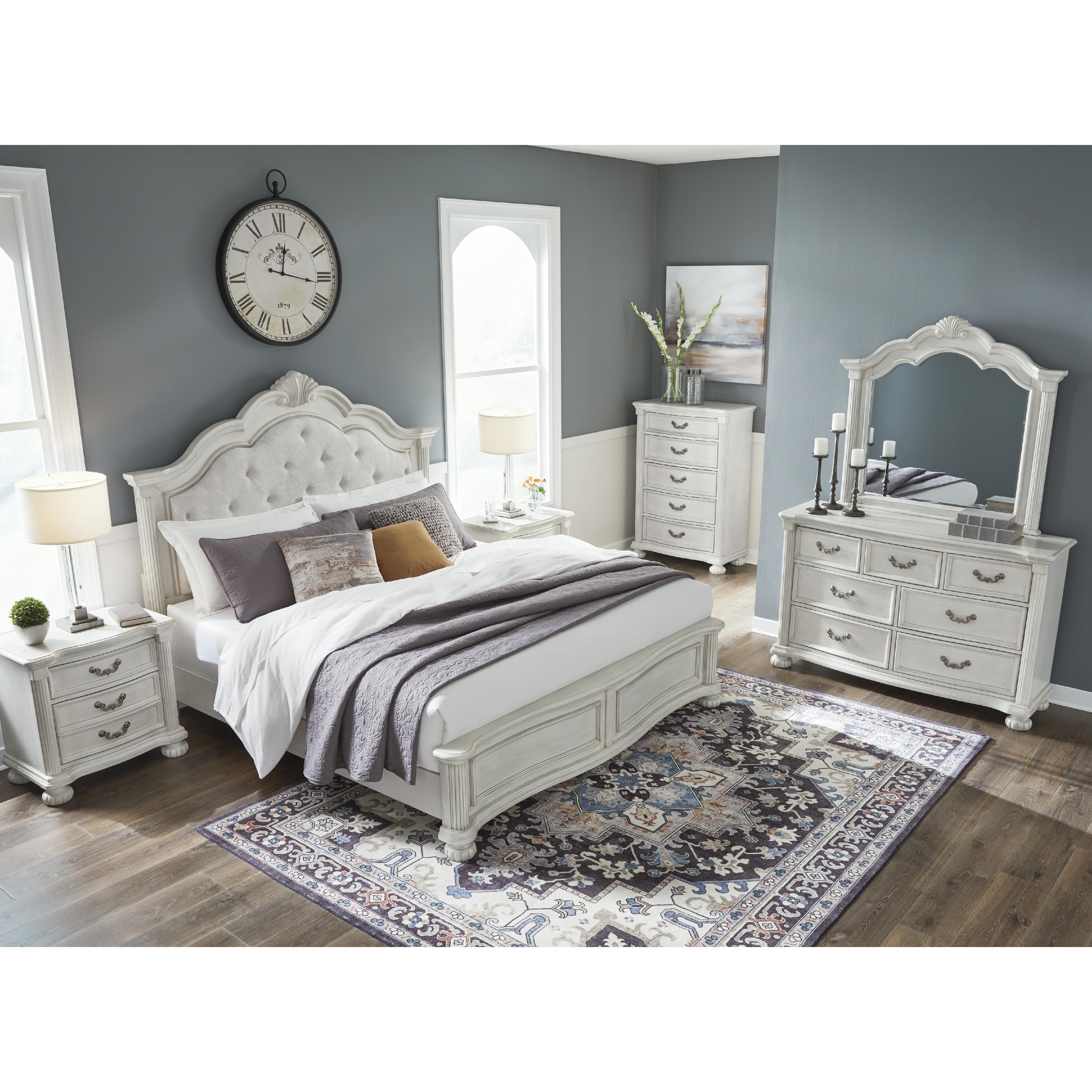 Benchcraft Montelaine Queen Upholstered Panel Bed B795-54/B795-57/B795-97 IMAGE 6