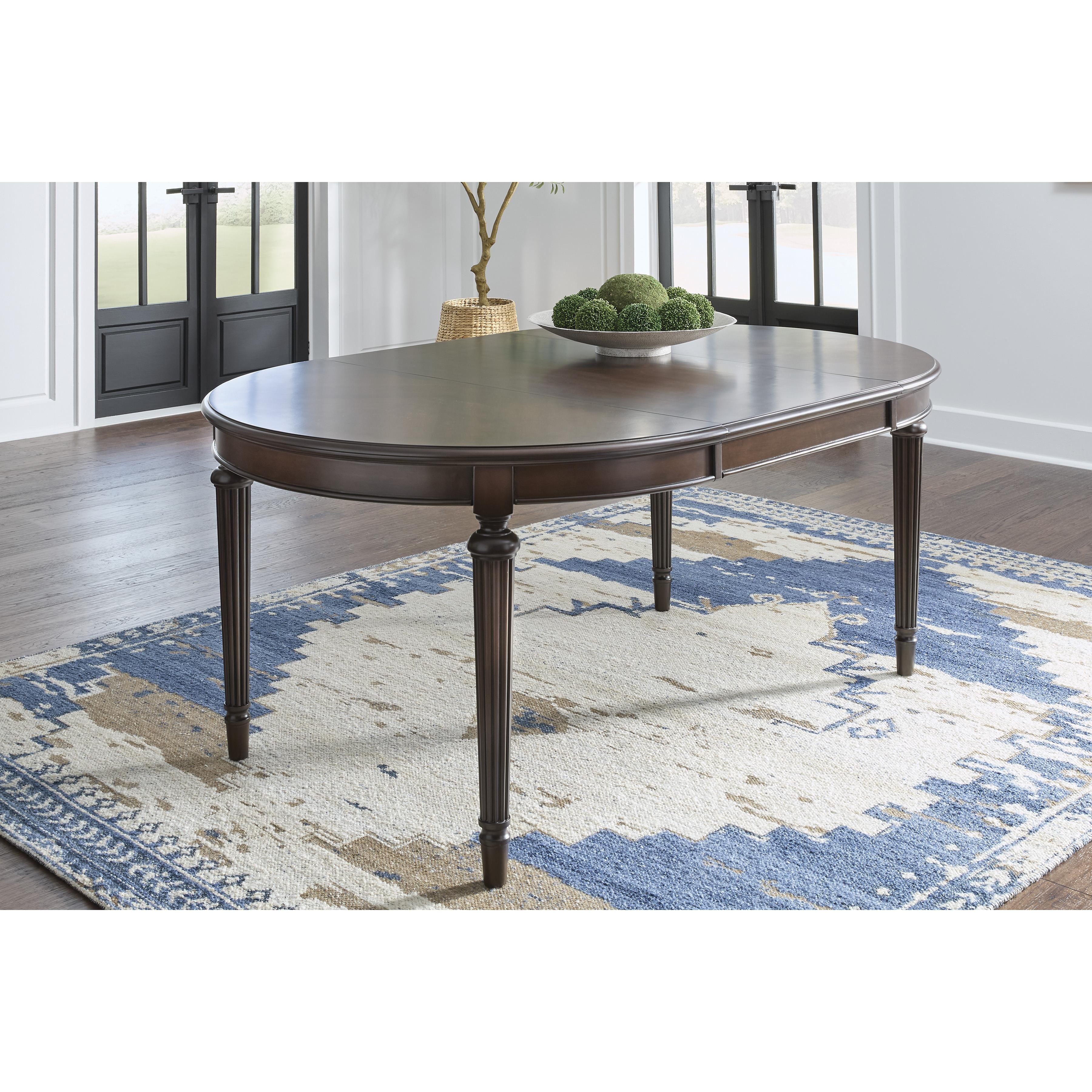 Diamond Modern Furniture Exclusive Design Oval Lavinton Dining Table D764-35 IMAGE 8