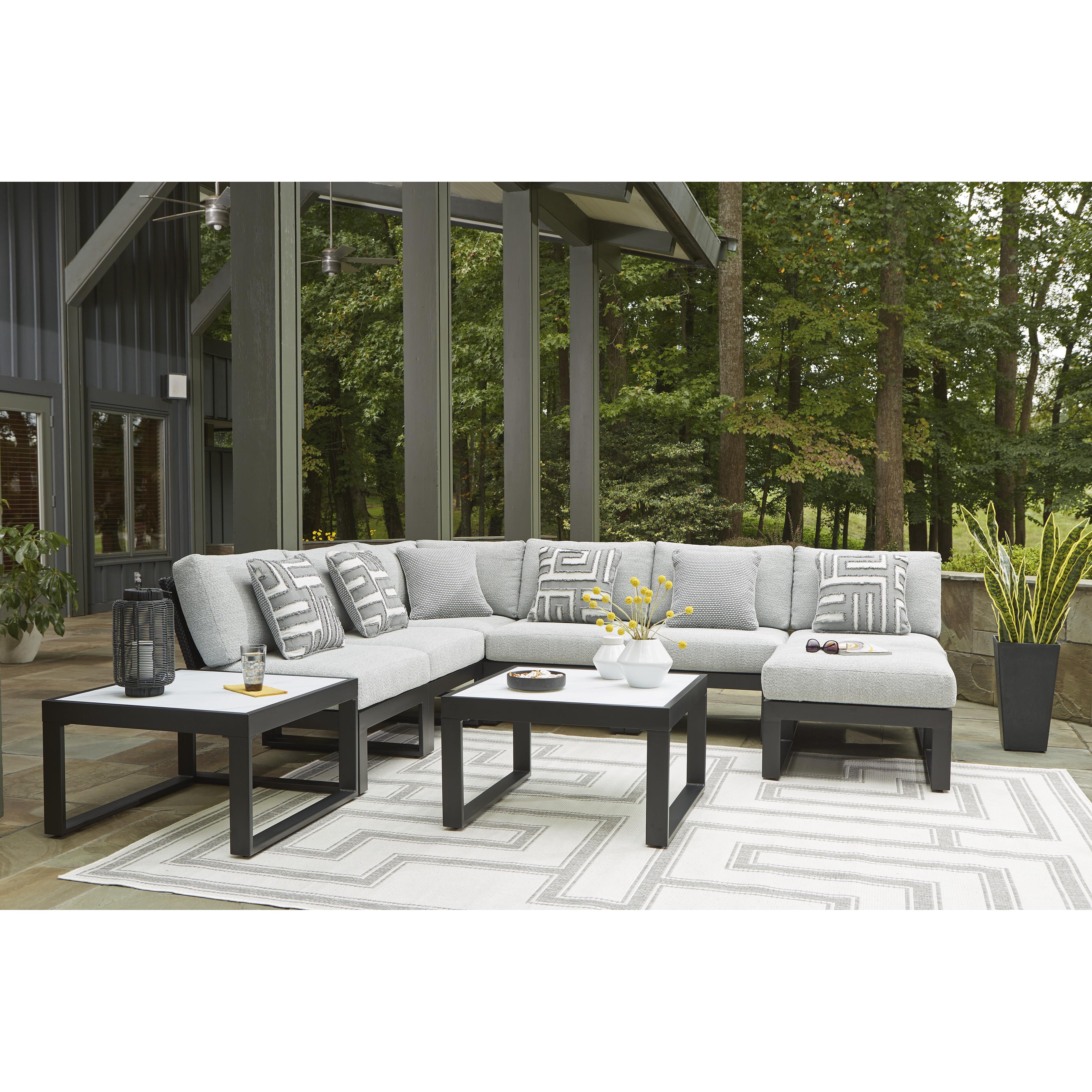 Diamond Modern Furniture Exclusive Design Outdoor Seating Ottomans P490-814 IMAGE 6