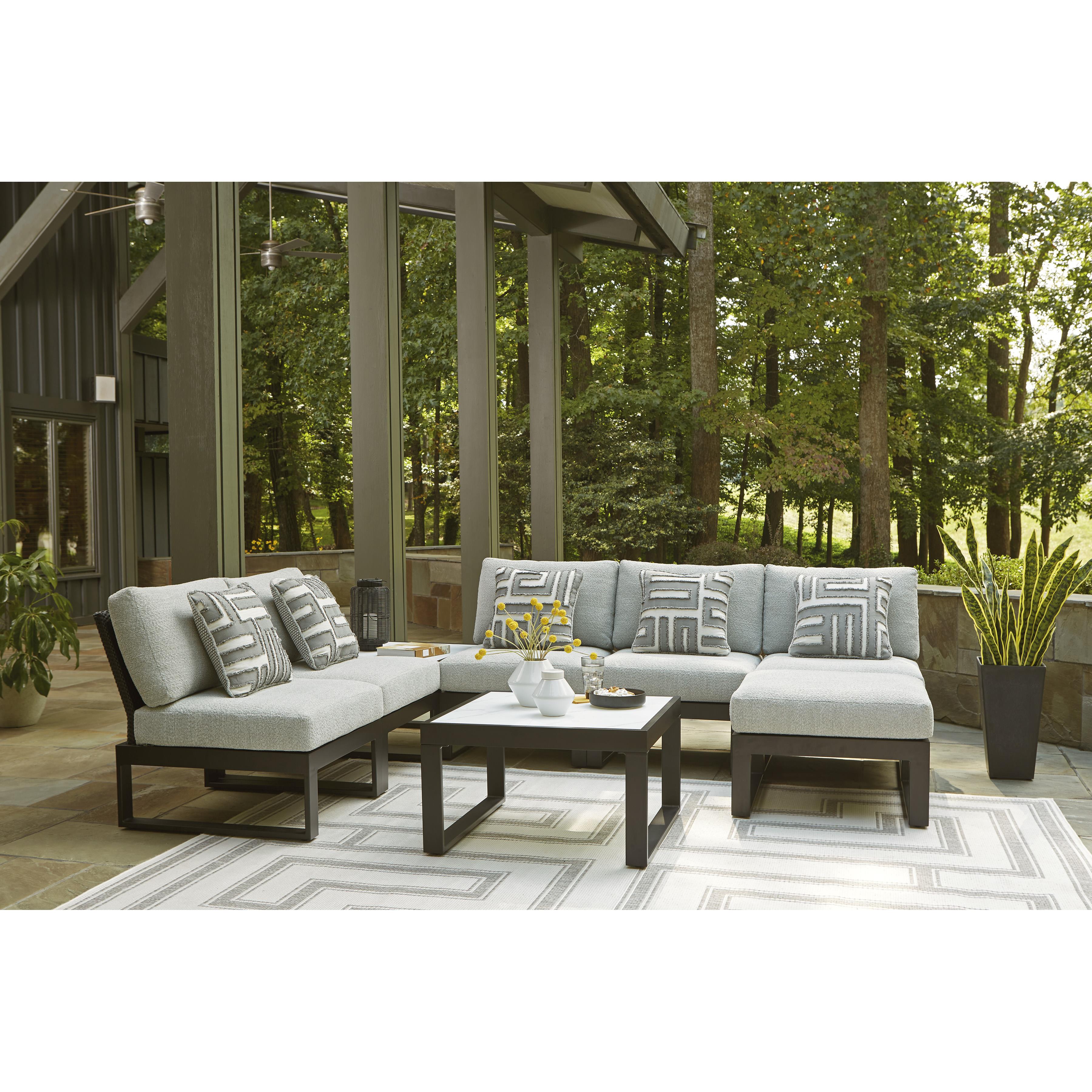 Diamond Modern Furniture Exclusive Design Outdoor Seating Ottomans P490-814 IMAGE 8