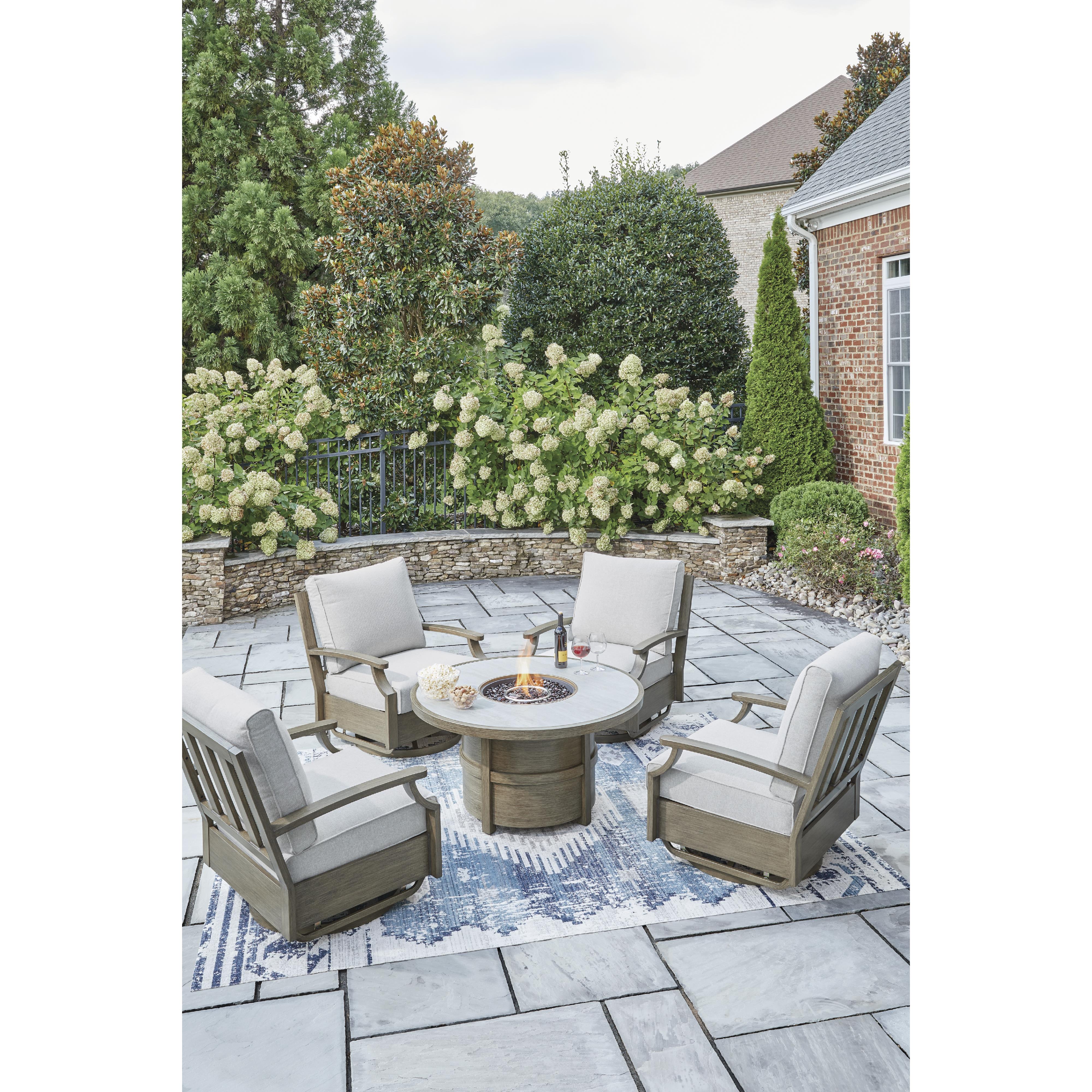 Diamond Modern Furniture Exclusive Design Outdoor Tables Fire Pit Tables P701-776 IMAGE 8