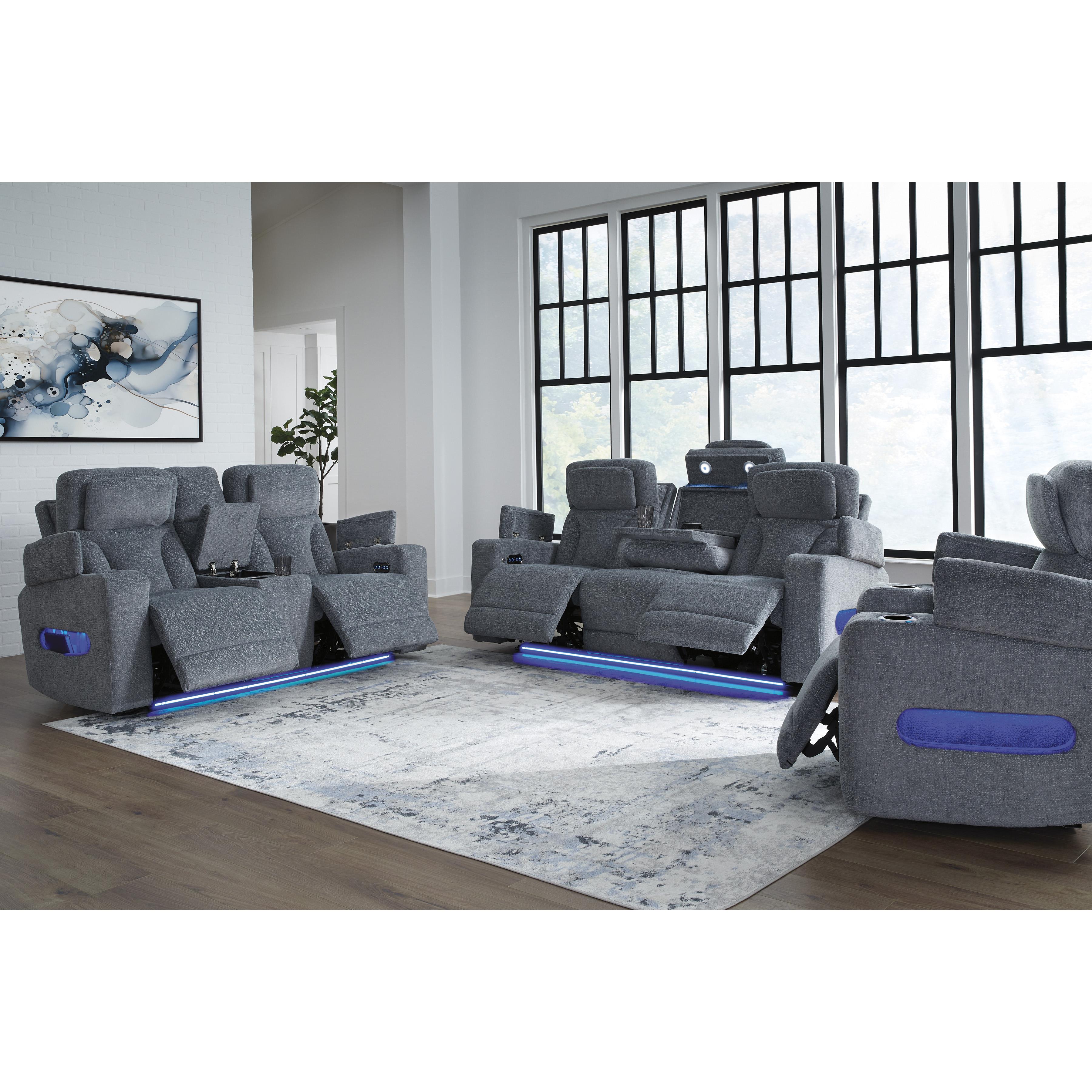 Diamond Modern Furniture Exclusive Design Studio Cave Power Fabric Recliner PC4980213 IMAGE 13