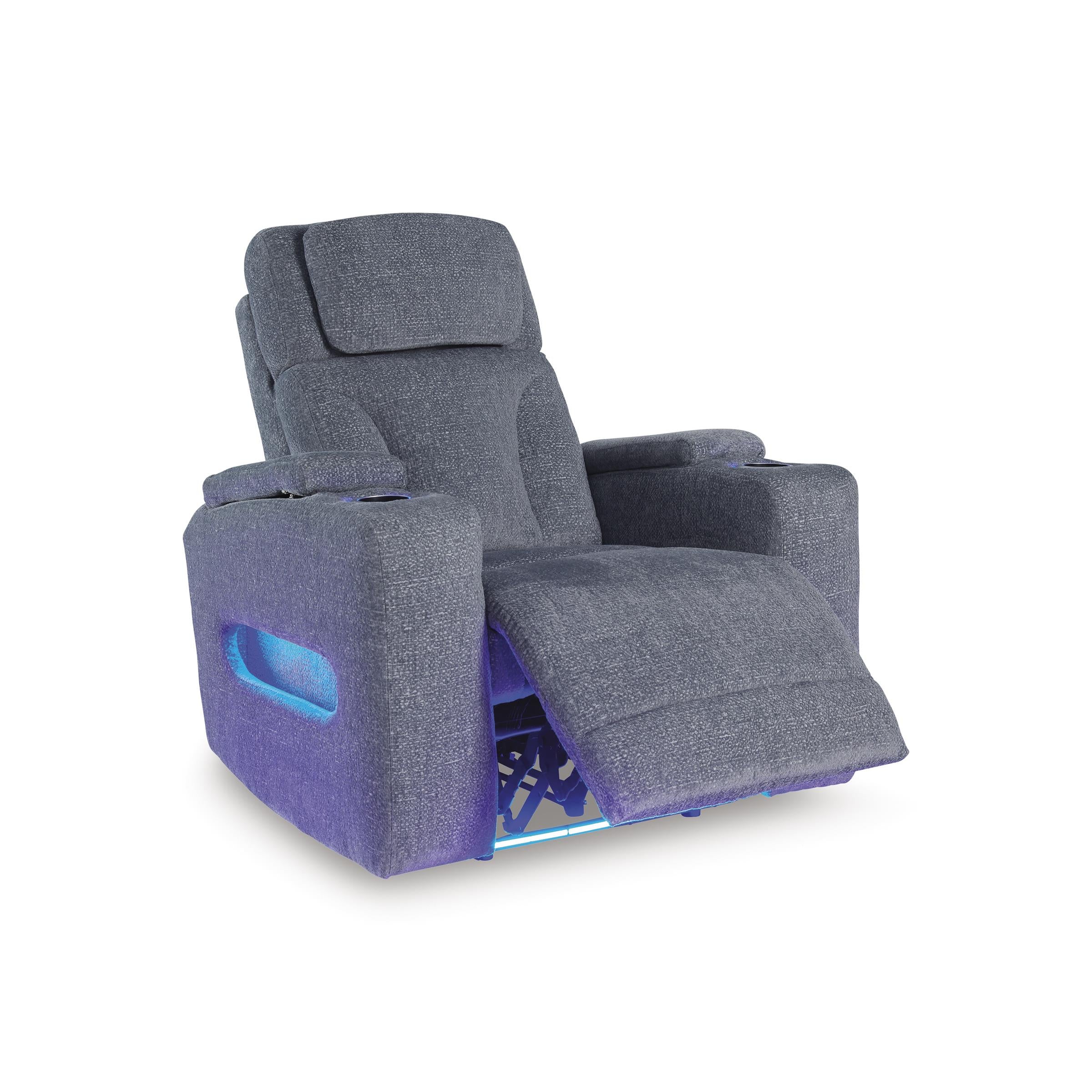 Diamond Modern Furniture Exclusive Design Studio Cave Power Fabric Recliner PC4980213 IMAGE 2
