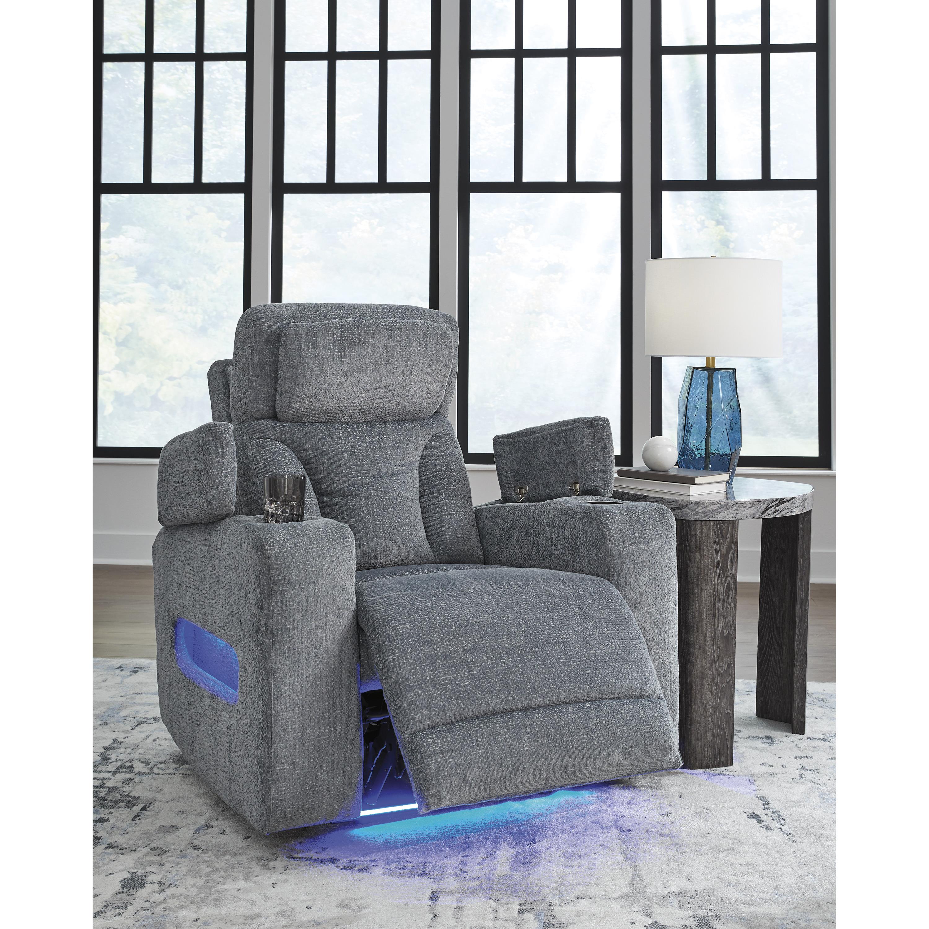 Diamond Modern Furniture Exclusive Design Studio Cave Power Fabric Recliner PC4980213 IMAGE 8