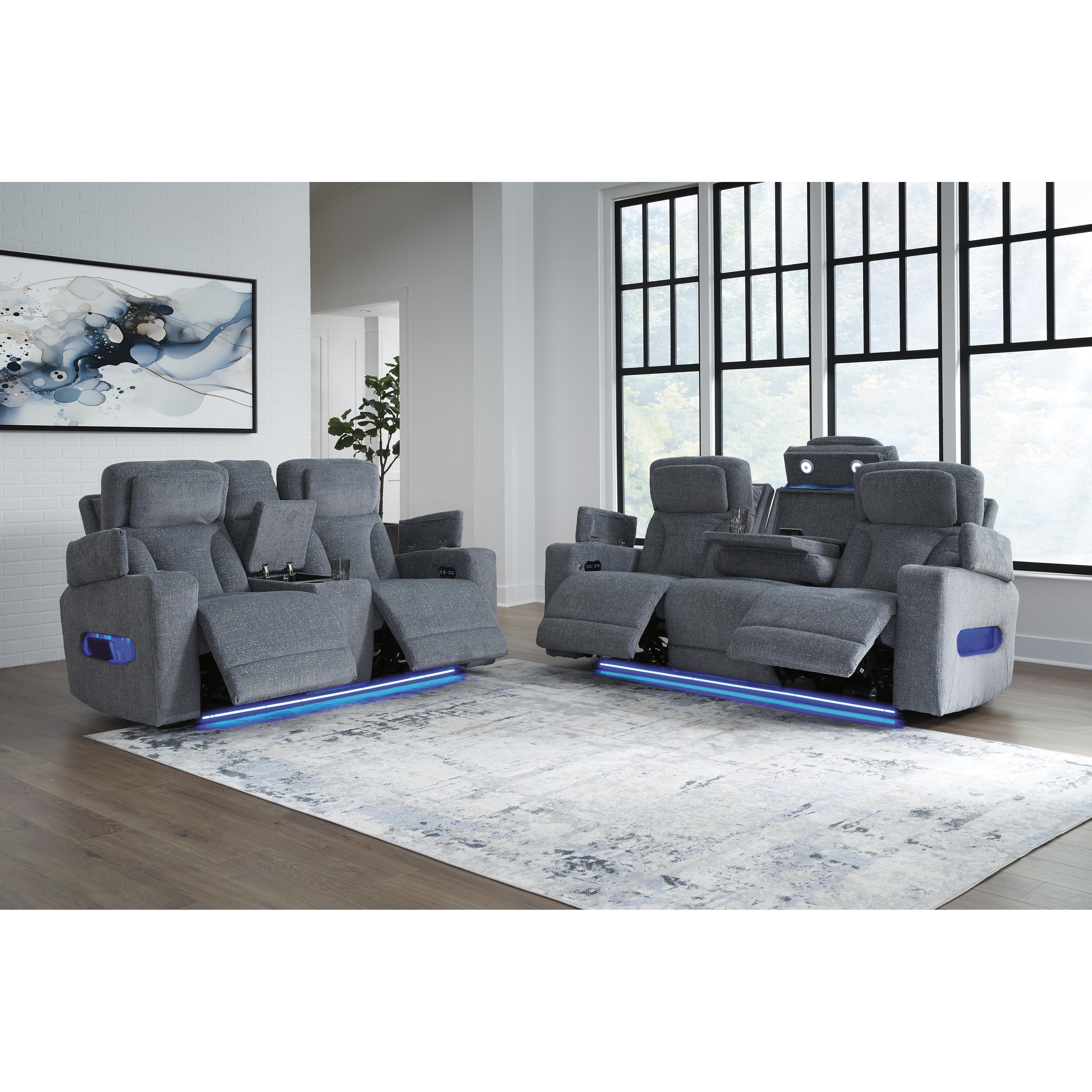 Diamond Modern Furniture Exclusive Design Studio Cave Power Reclining Fabric Sofa PC4980215 IMAGE 18