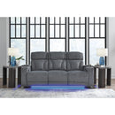 Diamond Modern Furniture Exclusive Design Studio Cave Power Reclining Fabric Sofa PC4980215 IMAGE 6