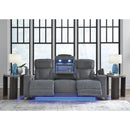 Diamond Modern Furniture Exclusive Design Studio Cave Power Reclining Fabric Sofa PC4980215 IMAGE 7