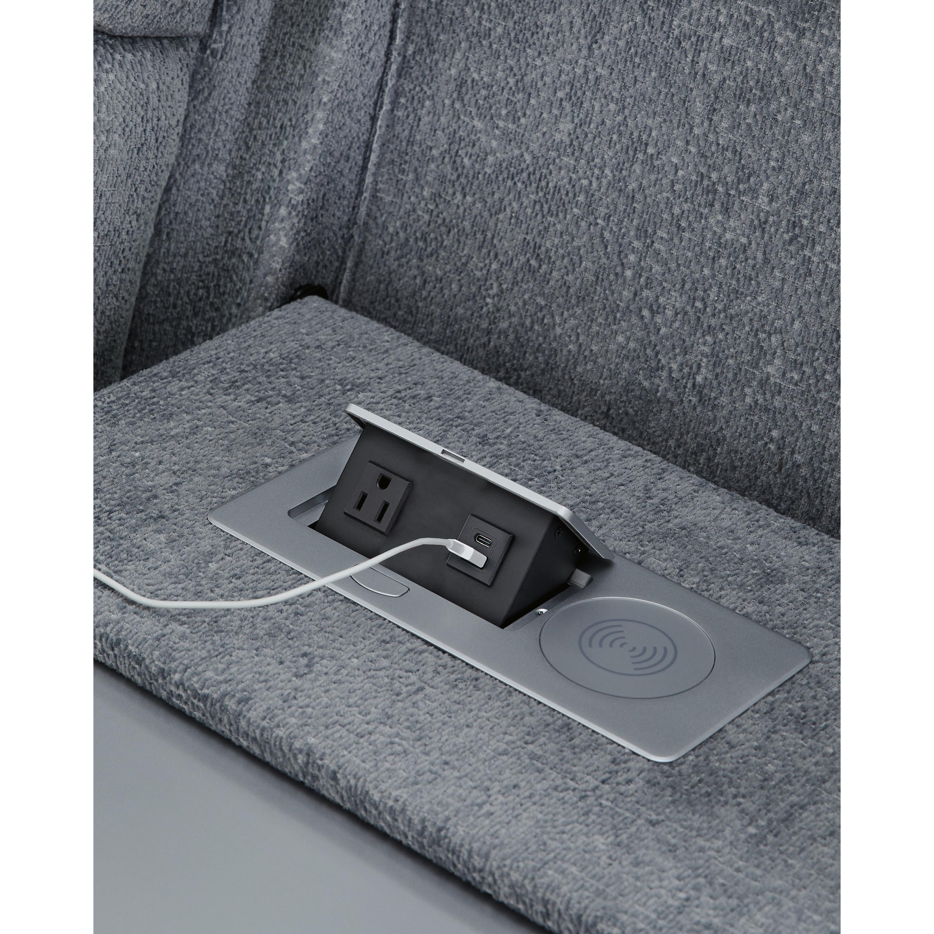 Diamond Modern Furniture Exclusive Design Studio Cave Power Reclining Fabric Sofa PC4980215 IMAGE 9