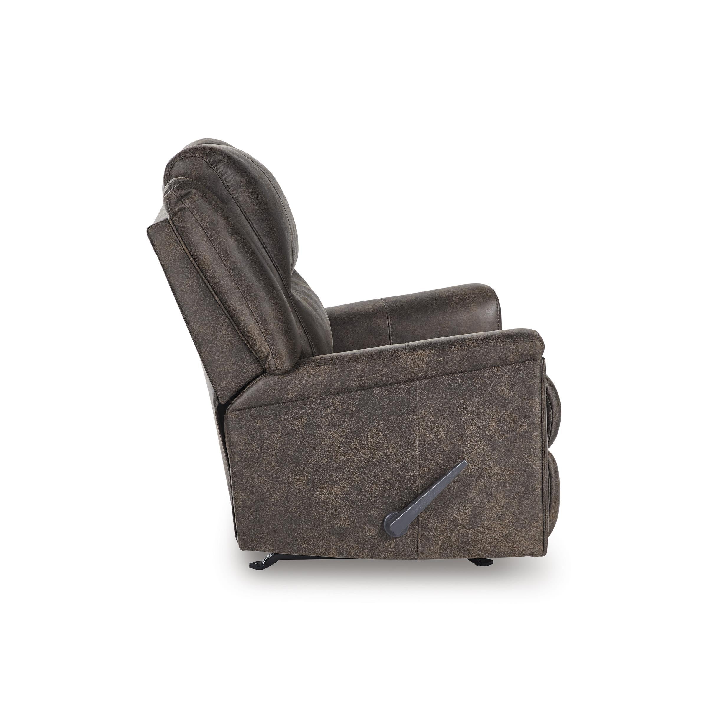 Diamond Modern Furniture Exclusive Design Lixtowel Rocker Leather Look Recliner PC5300425 IMAGE 4